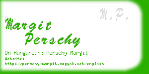 margit perschy business card